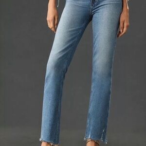 Women’s Paige Cindy Straight Leg Jean with Raw Hem